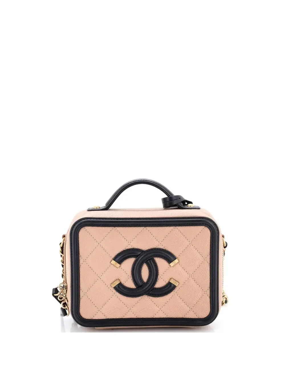 Chanel Filigree Vanity Case Quilted #277167C41B